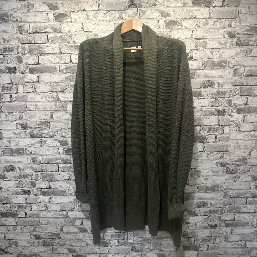 EUC Gap Women's Brooklyn Cardigan Forest Green Size XL